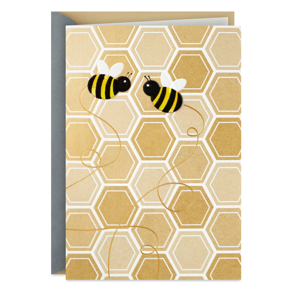 Hallmark Anniversary Card, Love Card, Romantic Birthday Card (Honeybee