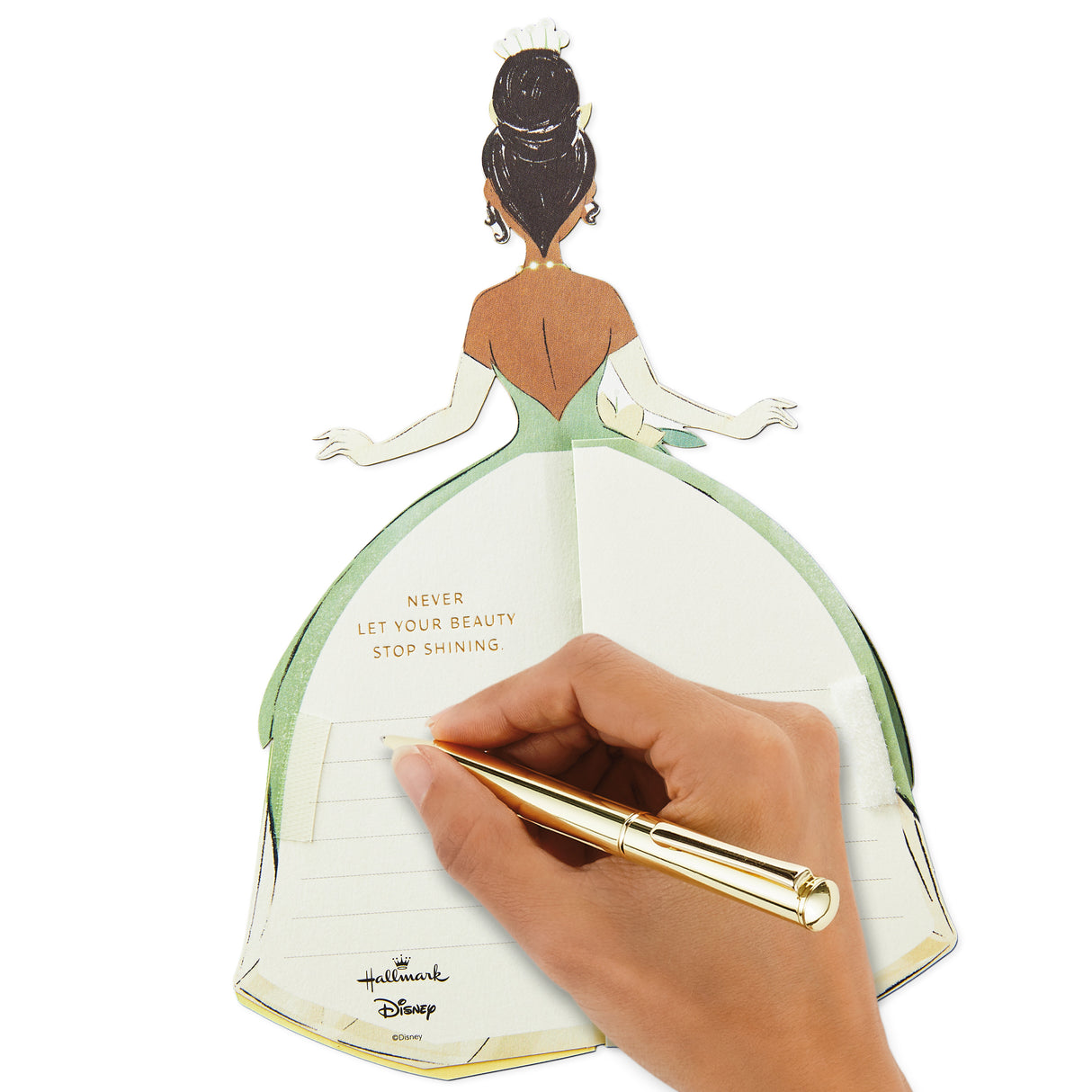 Hallmark Paper Wonder Disney Pop Up Birthday Card, Encouragement Card, All Occasion Card (Honeycomb Tiana)