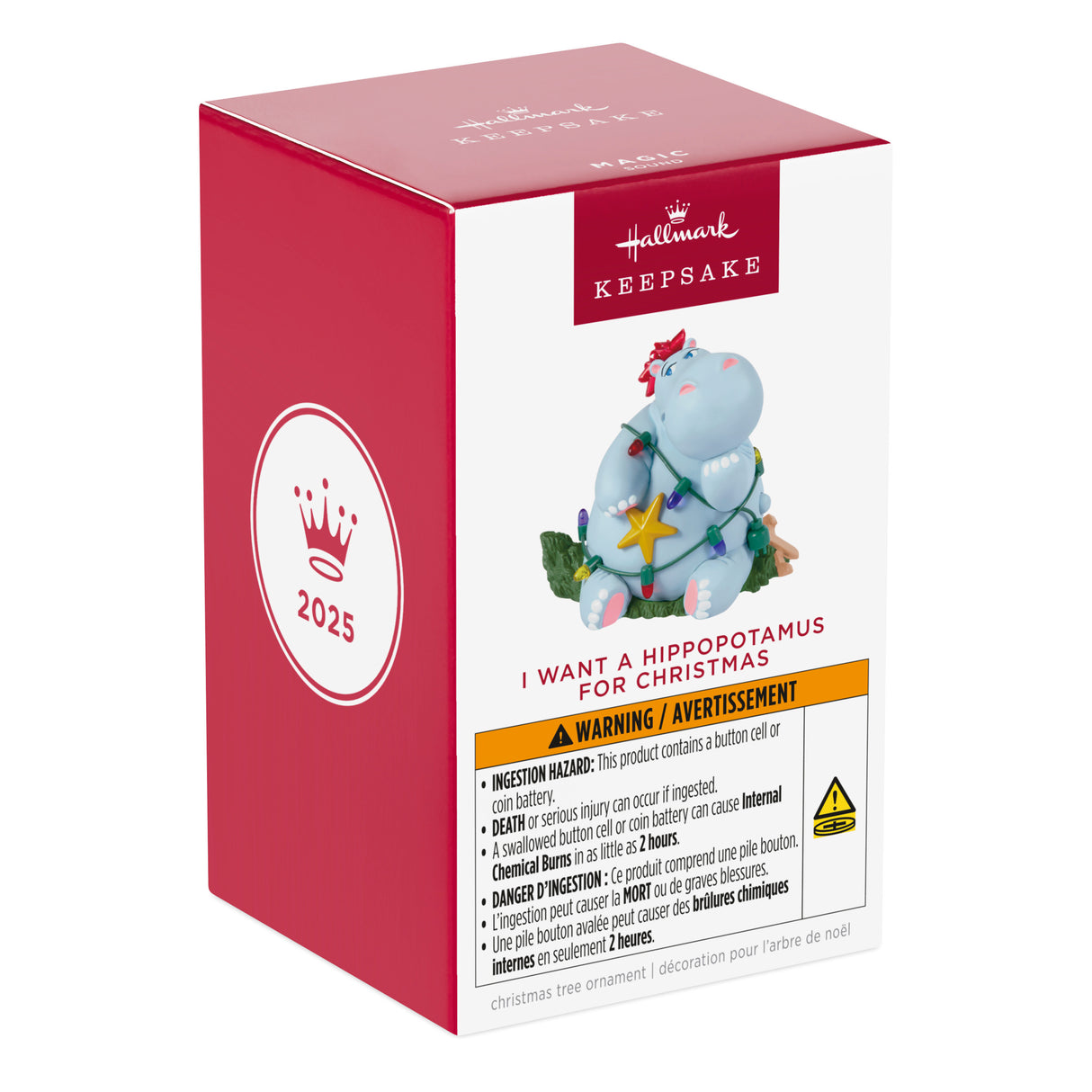 Hallmark Keepsake Christmas Ornament (I Want a Hippopotamus for Christmas Musical)