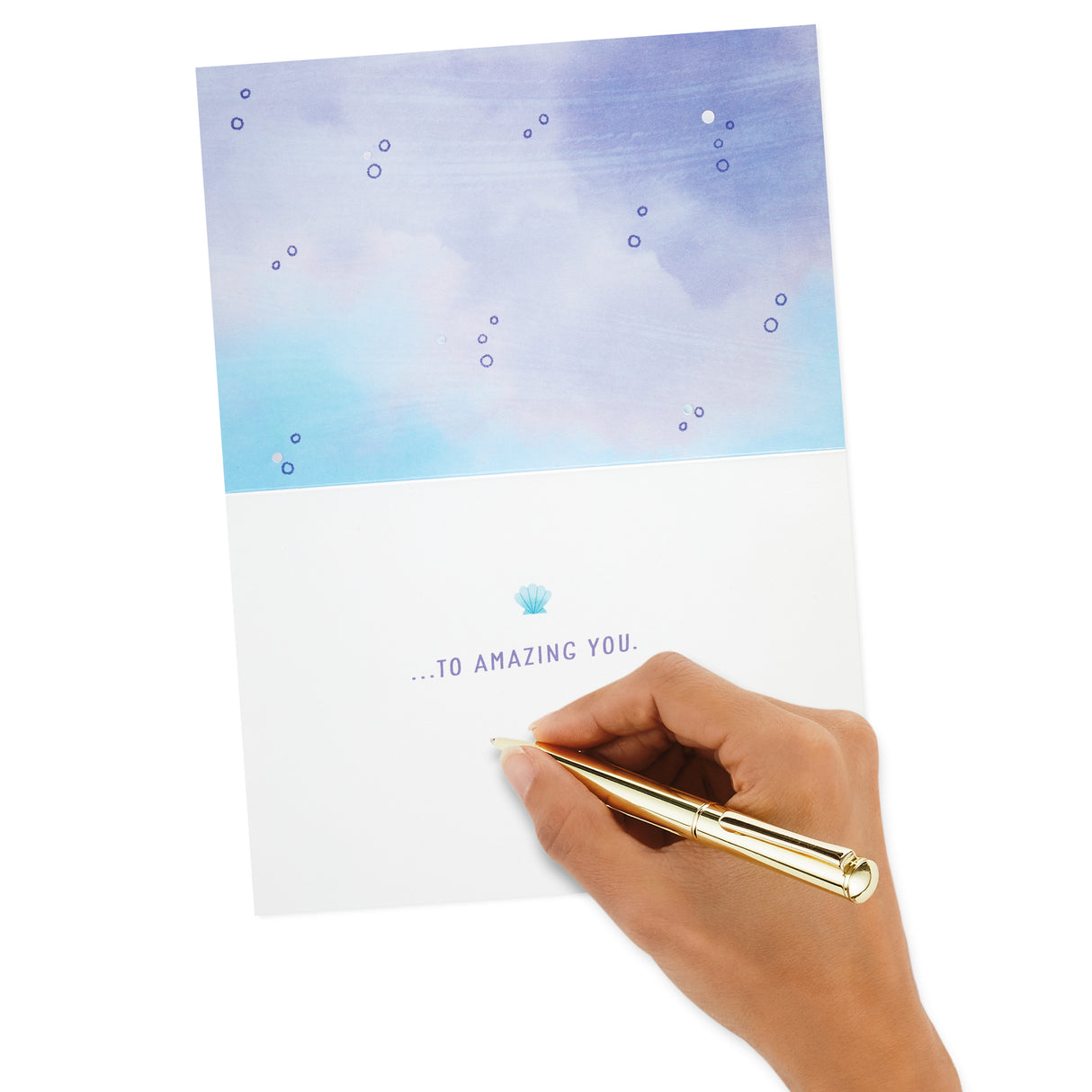 Hallmark Signature Birthday Card for Girls (Mermaid)