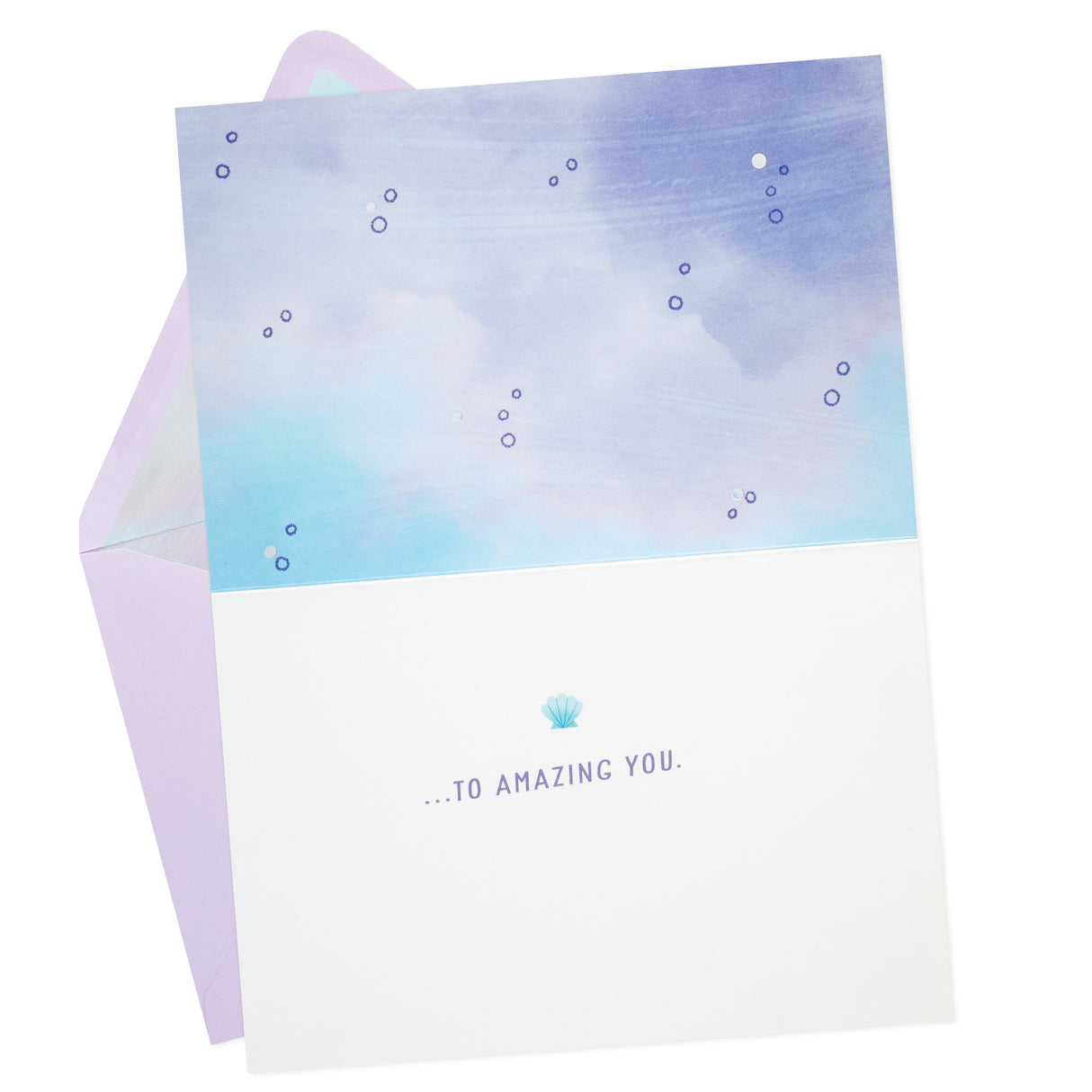 Hallmark Signature Birthday Card for Girls (Mermaid)