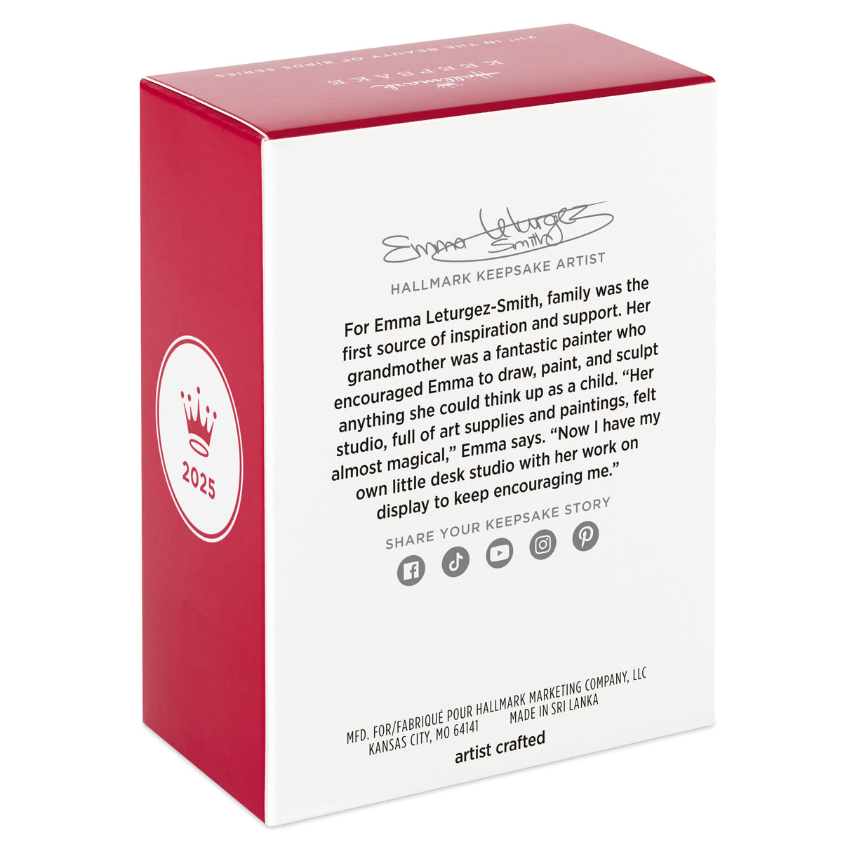 Hallmark Keepsake Christmas Ornament (The Beauty of Birds Blackburnian Warbler)