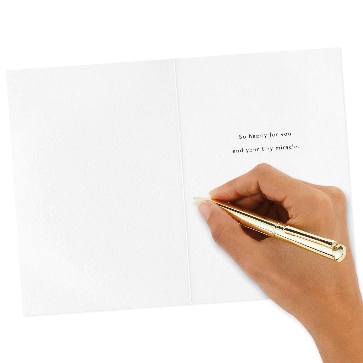 Hallmark Signature Baby Shower Card (Quilled Rainbow)