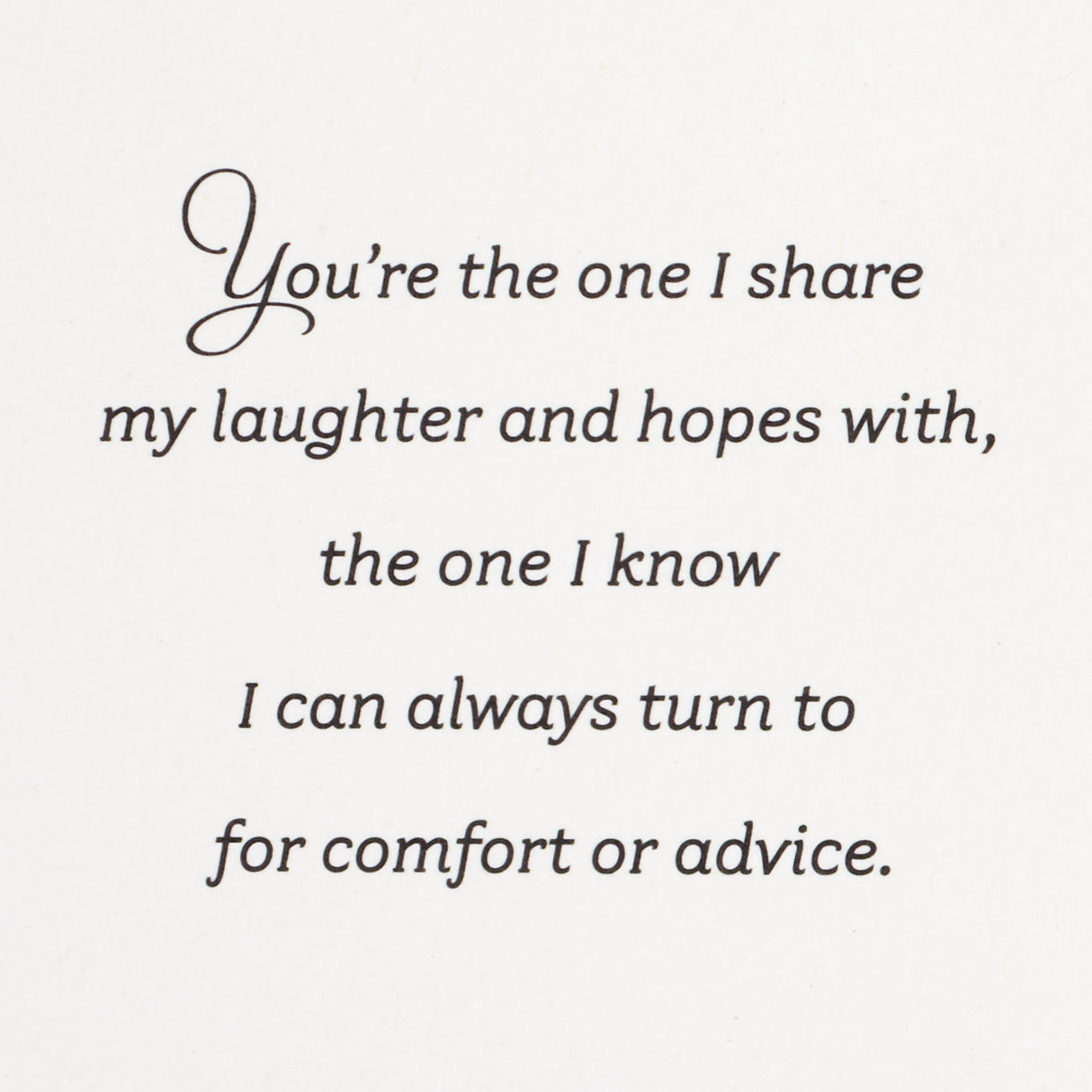 Hallmark Anniversary Card, Love Card, Romantic Birthday Card for Women (You're the One)