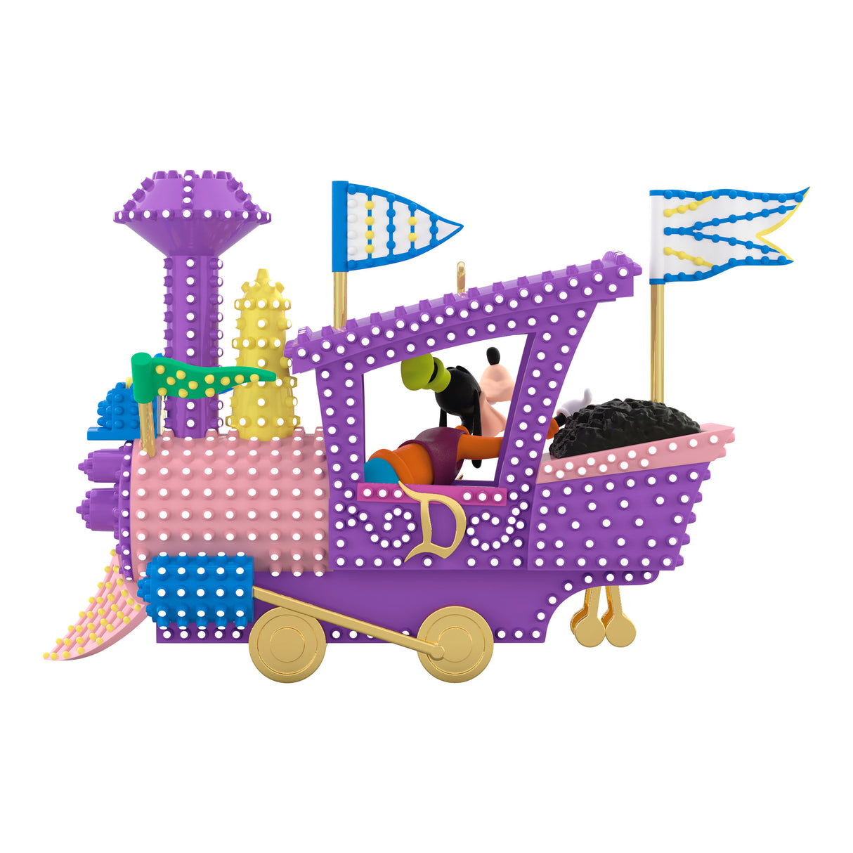 Hallmark Keepsake Christmas Ornament (Disney Mickey and Friends Disney's Electrical Parade Musical With Light)