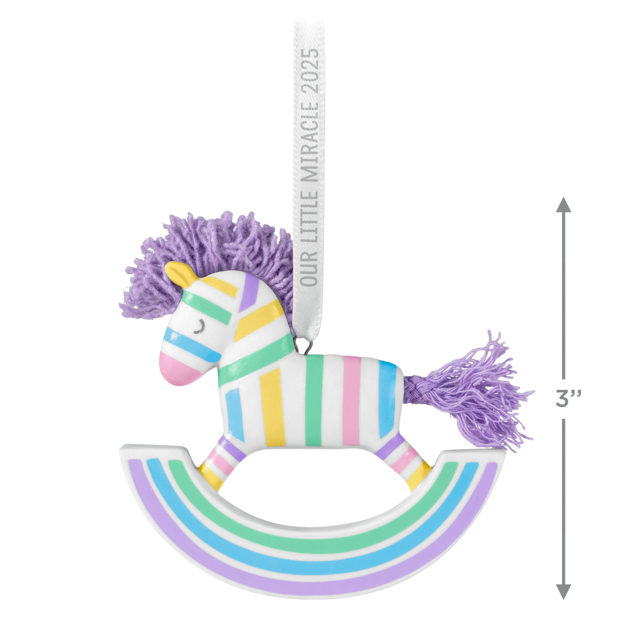 Hallmark Keepsake Christmas Ornament (Our Little Miracle 2025, Porcelain)