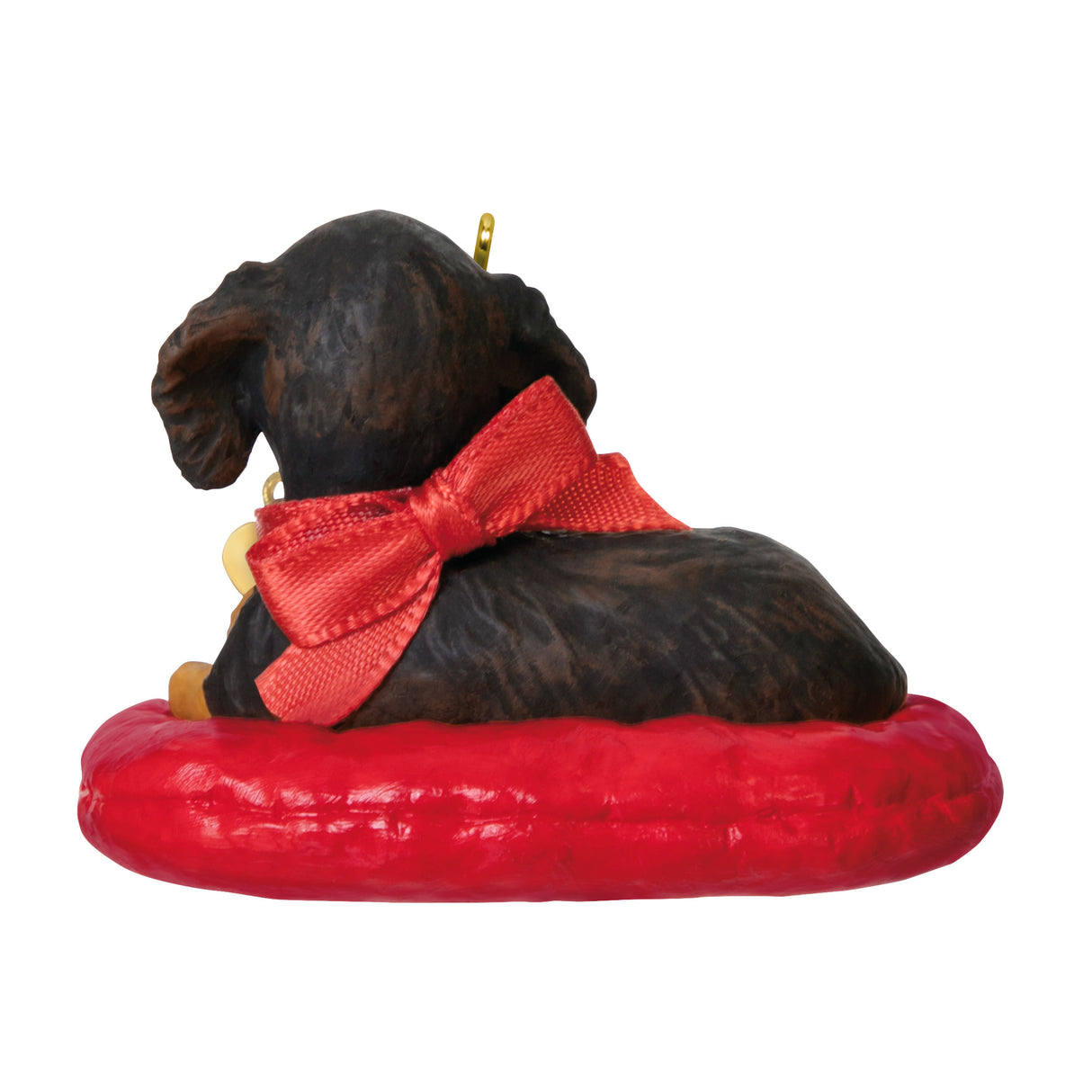 Hallmark Keepsake Christmas Ornament (Puppy Love Long-Haired Dachshund 2025)