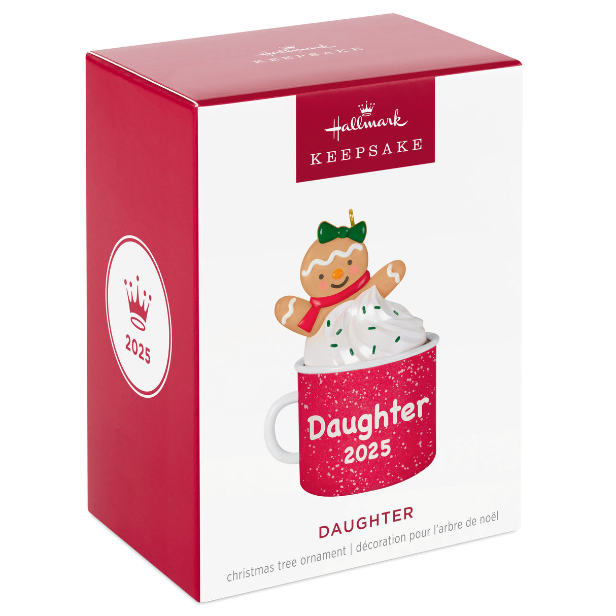 Hallmark Keepsake Christmas Ornament (Daughter Gingerbread Girl in Mug 2025)
