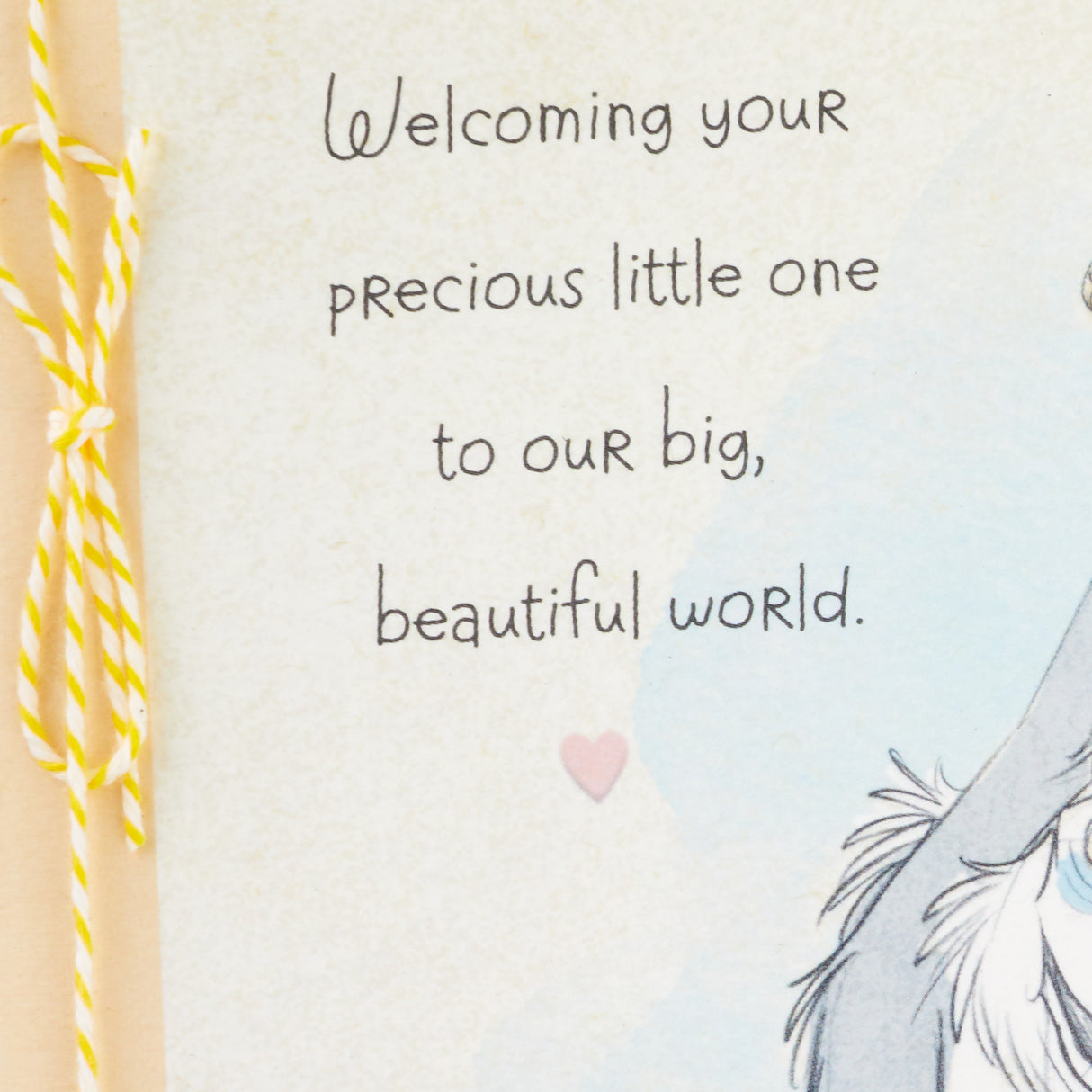 Hallmark Disney Baby Shower Card (Lion King, Baby Simba)