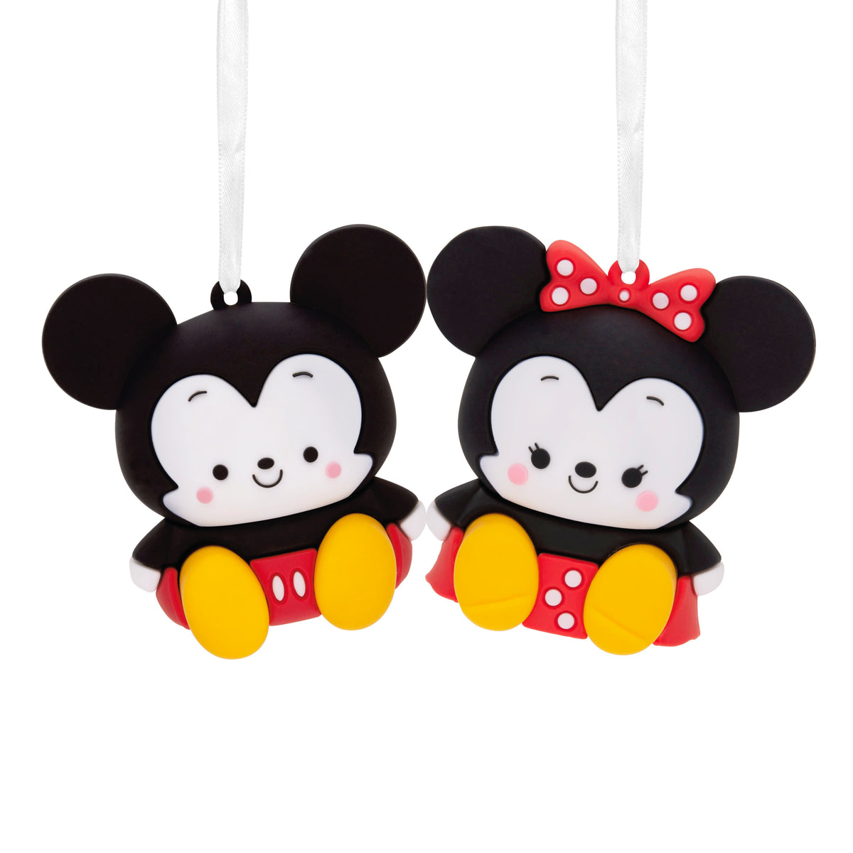 Better Together Disney Mickey and Minnie Magnetic Christmas Ornaments,