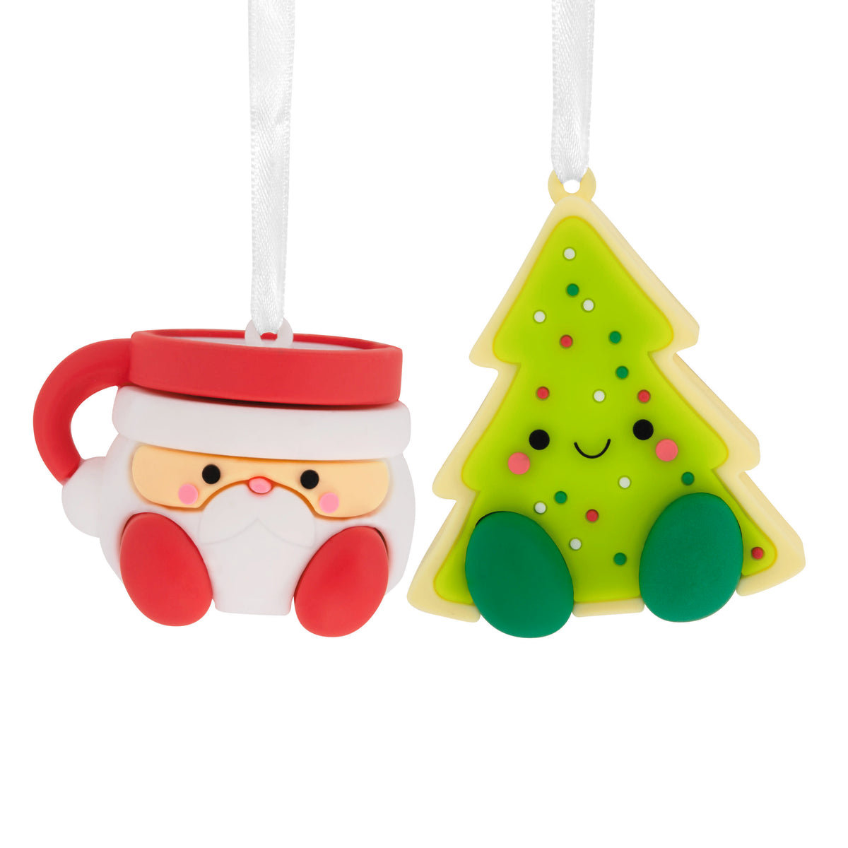 Better Together Santa Milk Mug and Christmas Tree Cookie Magnetic Chri