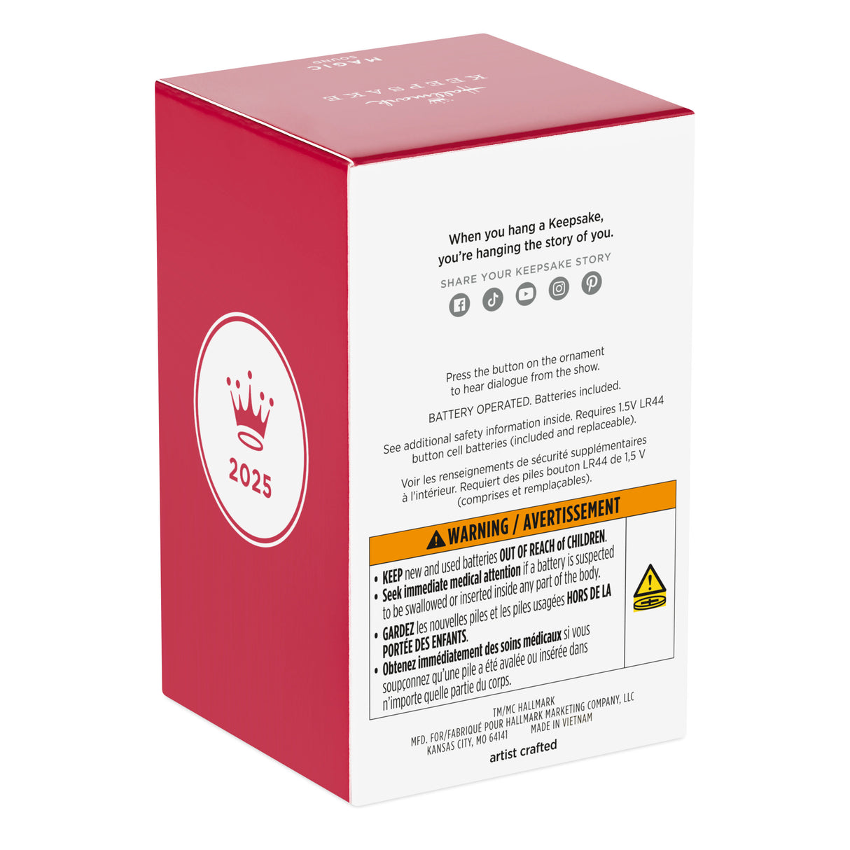 Hallmark Keepsake Christmas Ornament (The Office Dwight's Stapler With Sound)