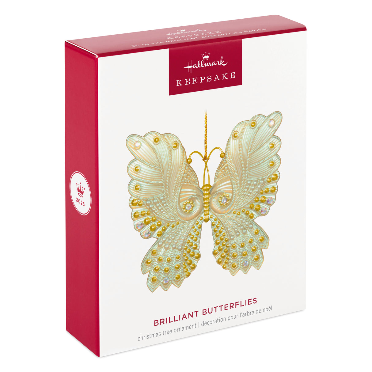 Hallmark Keepsake Christmas Ornament (Brilliant Butterflies)