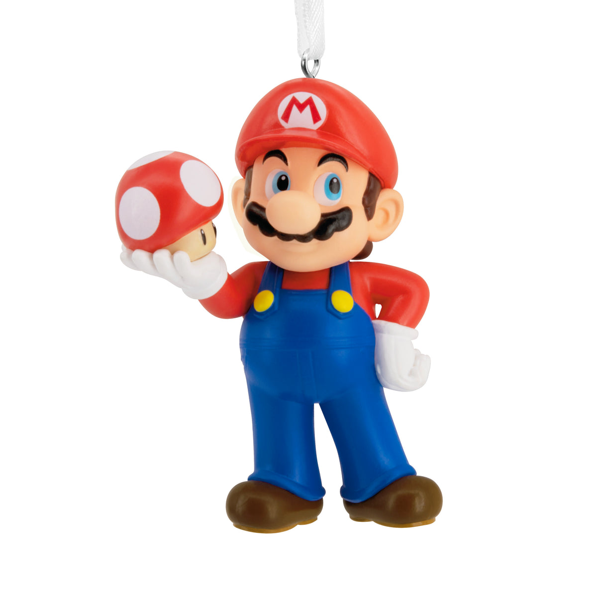 Nintendo Super Mario With Super Mushroom Christmas Ornament