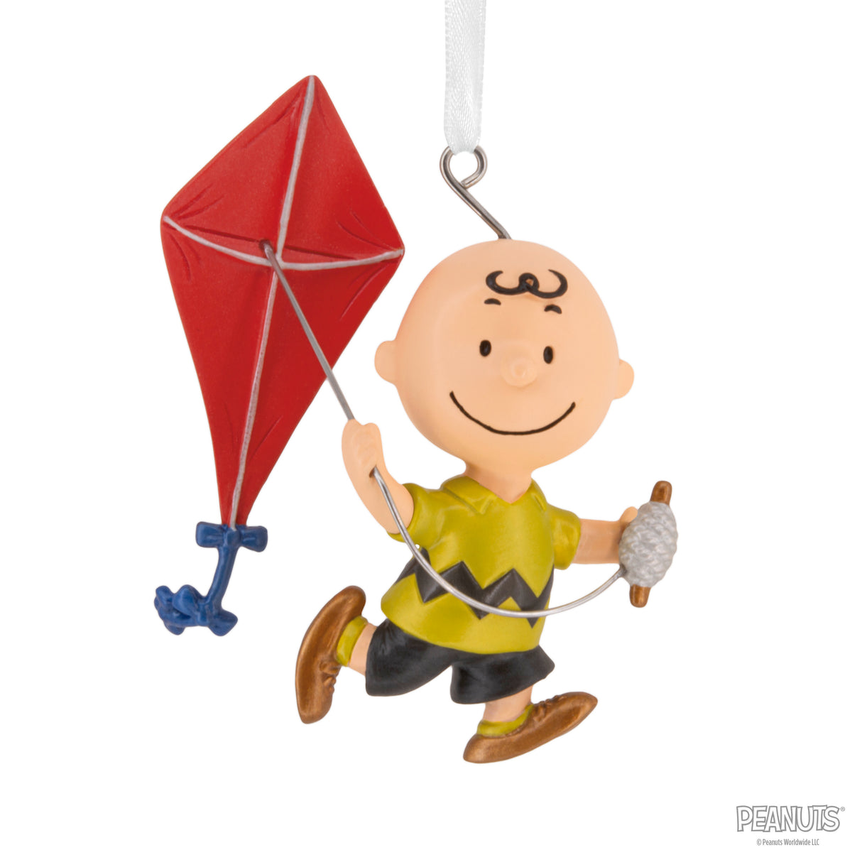 Hallmark Christmas Ornament (Peanuts 75th Anniversary Charlie Brown With Kite)