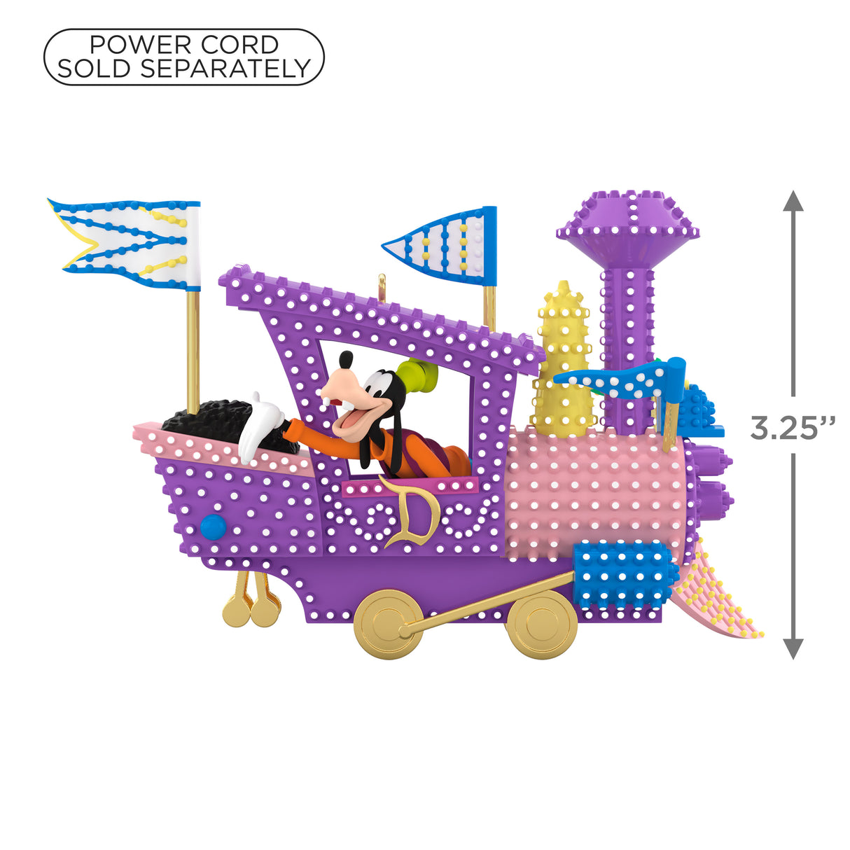 Hallmark Keepsake Christmas Ornament (Disney Mickey and Friends Disney's Electrical Parade Musical With Light)