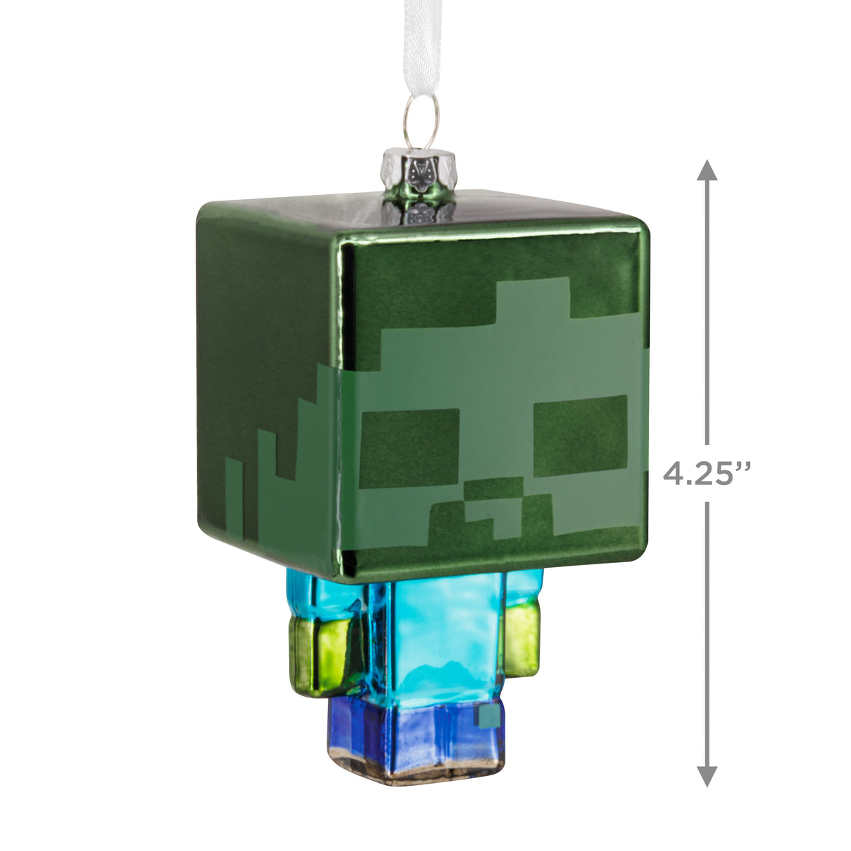 Hallmark Christmas Ornament (Minecraft Zombie, Glass)