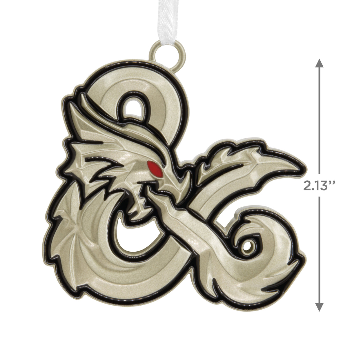 Hallmark Christmas Ornament (Dungeons & Dragons: Honor Among Thieves Dragon Ampersand, Metal)