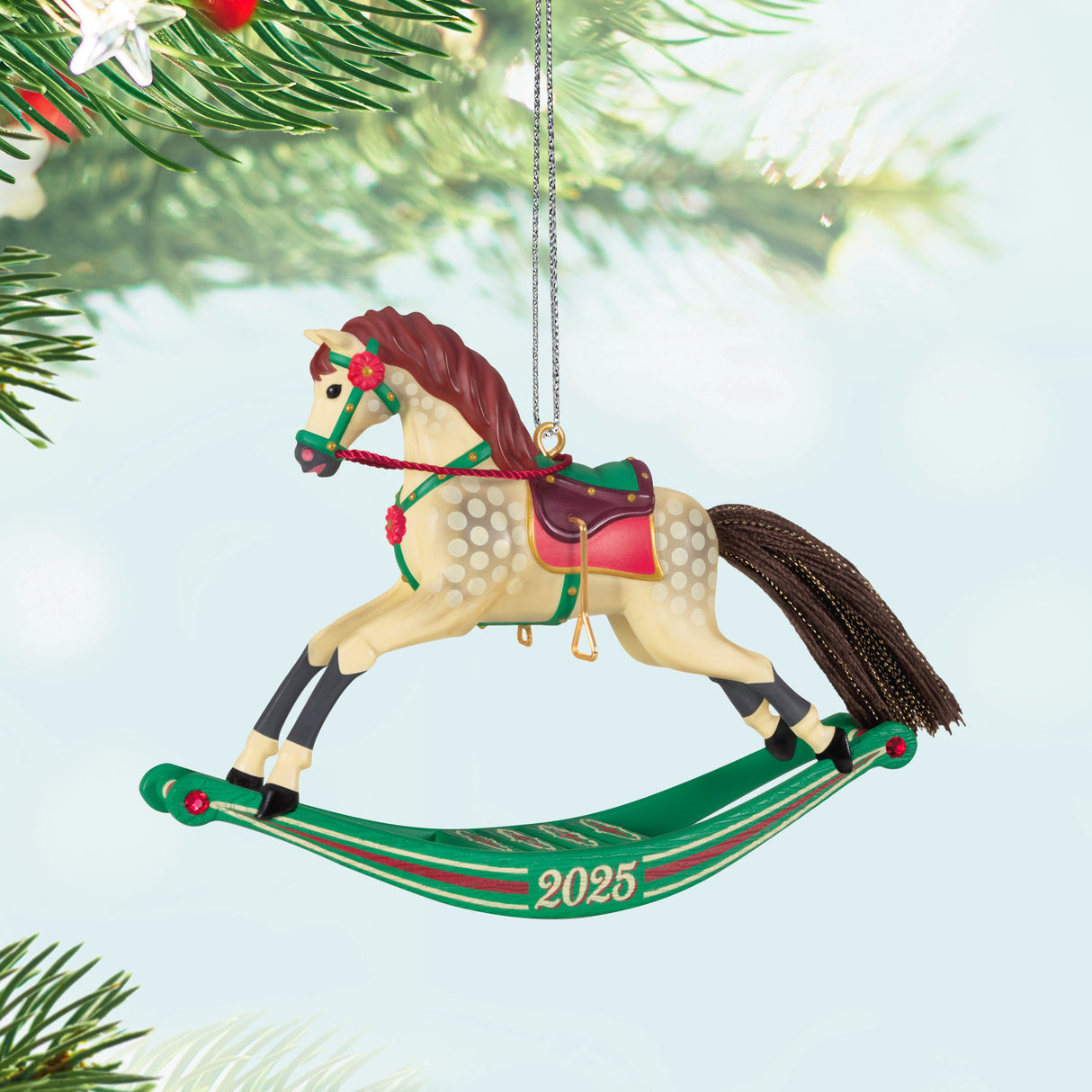 Hallmark Keepsake Christmas Ornament (Rocking Horse Memories 2025)