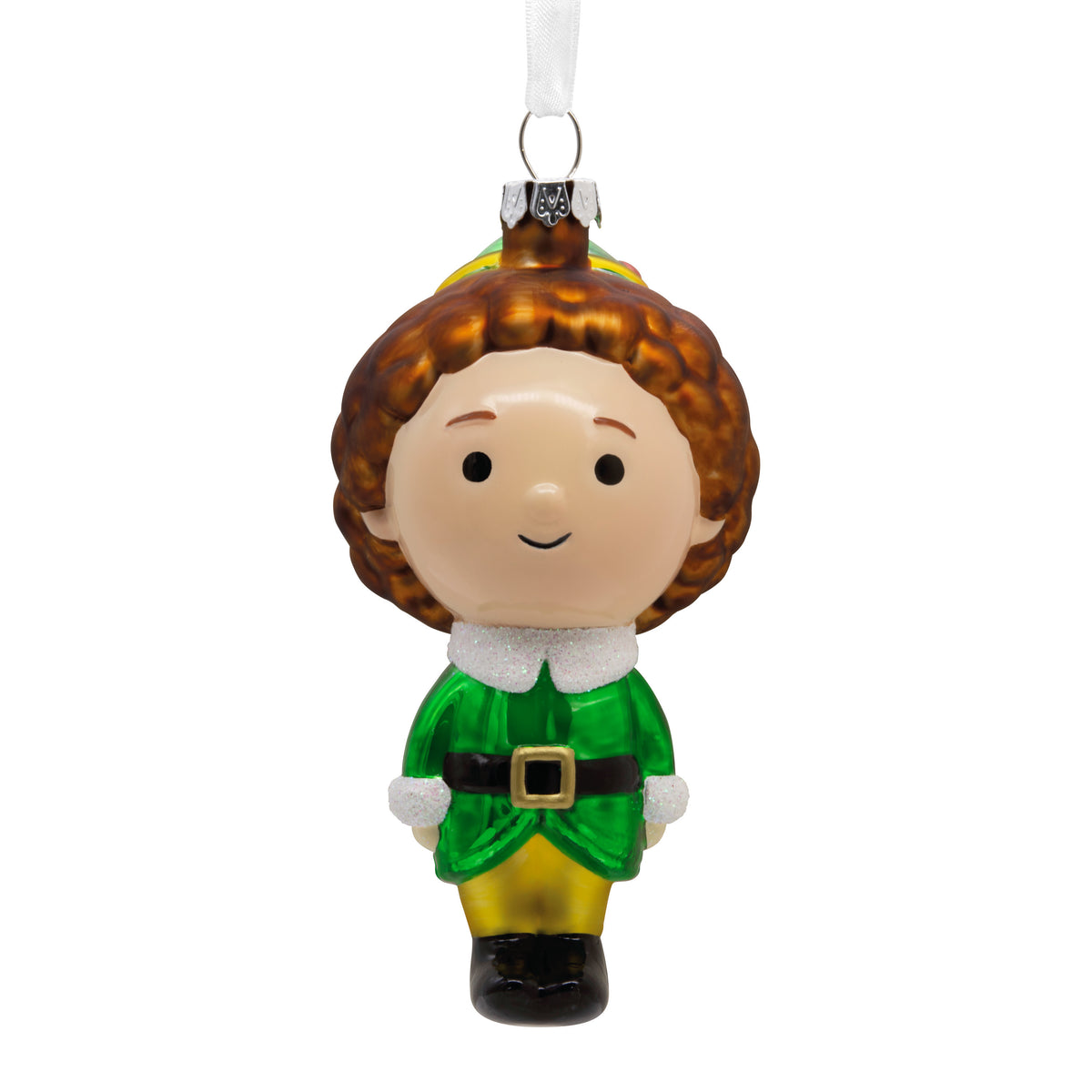 Elf Buddy the Elf Christmas Ornament, Blown Glass