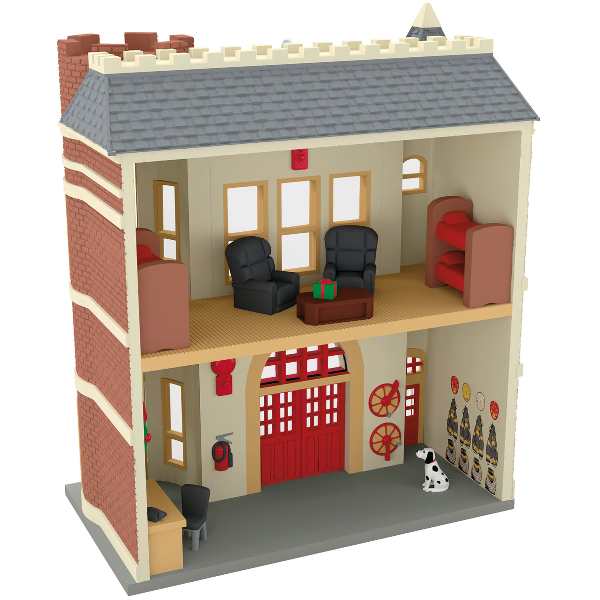 Hallmark Keepsake Christmas Ornament (Nostalgic Houses and Shops Keepsake Korners Firehouse)
