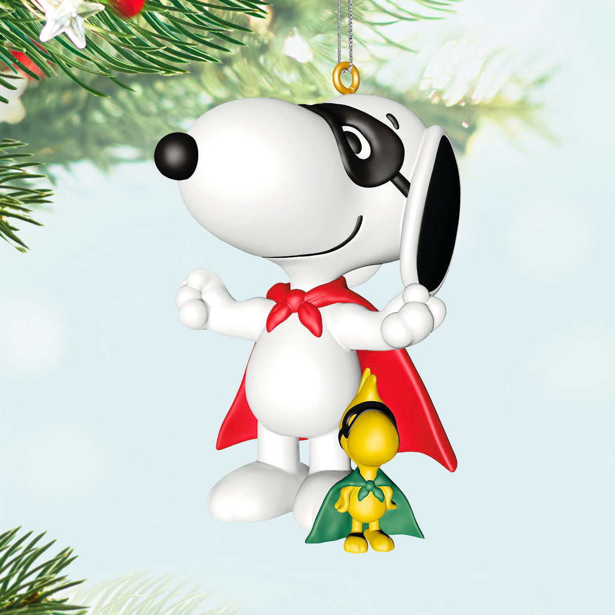 Hallmark Keepsake Christmas Ornament (Peanuts Spotlight on Snoopy Masked Marvel)