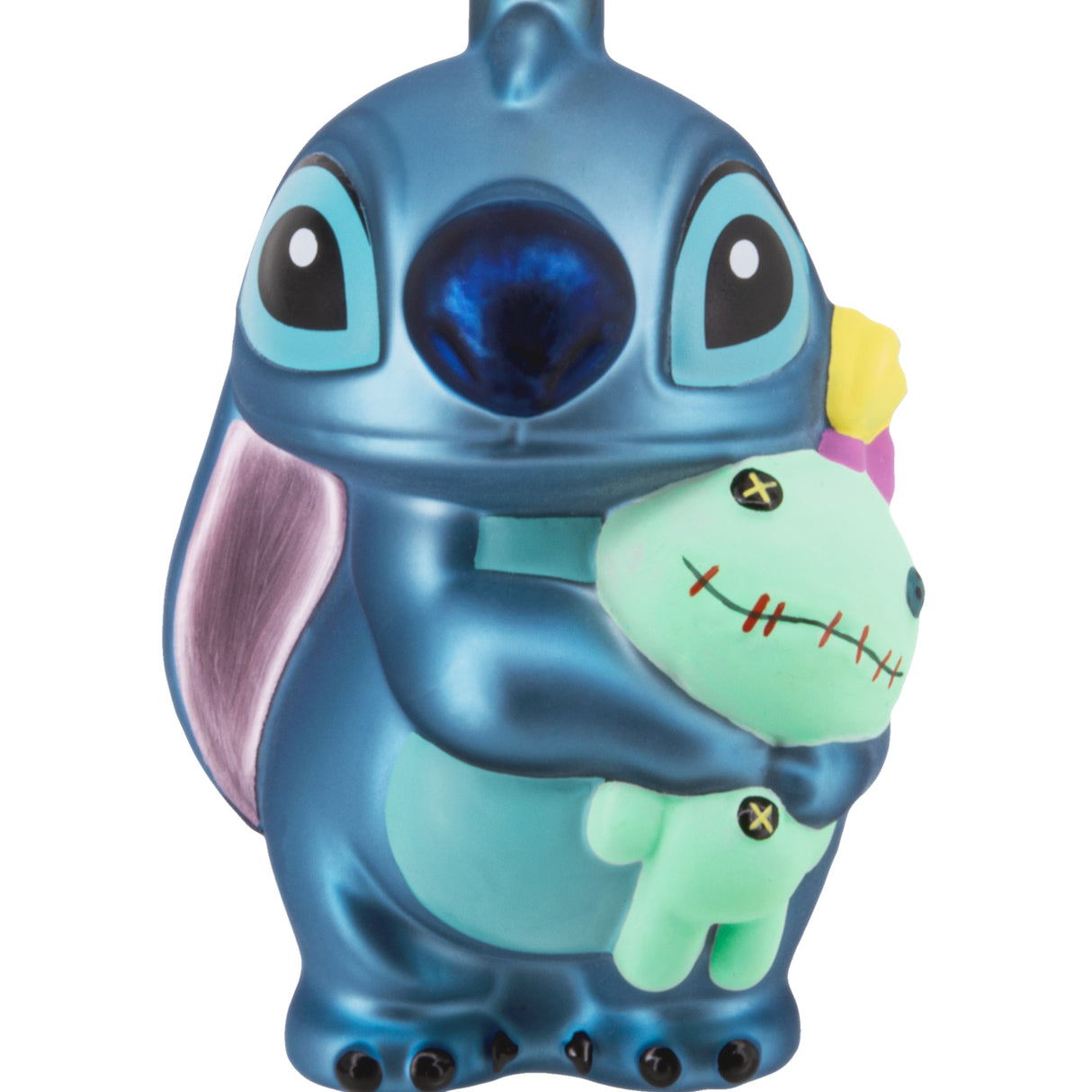Hallmark Christmas Ornament (Disney Stitch With Scrump, Glass)