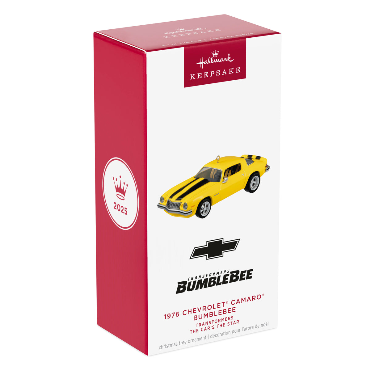 Hallmark Keepsake Christmas Ornament (The Car's the Star Transformers 1976 Chevrolet Camaro Bumblebee, Metal)
