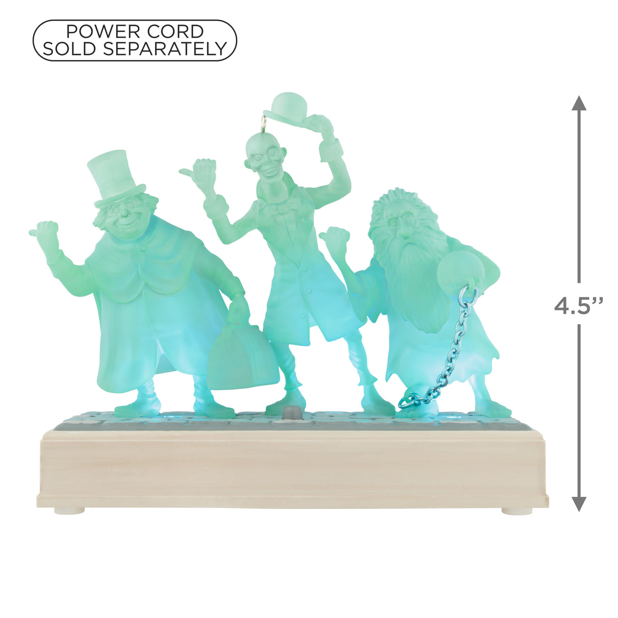 Hallmark Keepsake Christmas Ornament (Disney The Haunted Mansion Collection The Hitchhiking Ghosts With Light and Sound)