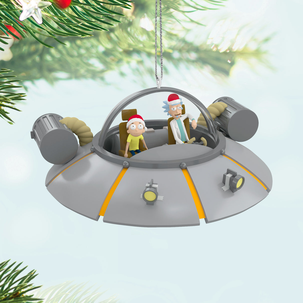 Hallmark Keepsake Christmas Ornament (Rick and Morty "Rick's Ship")