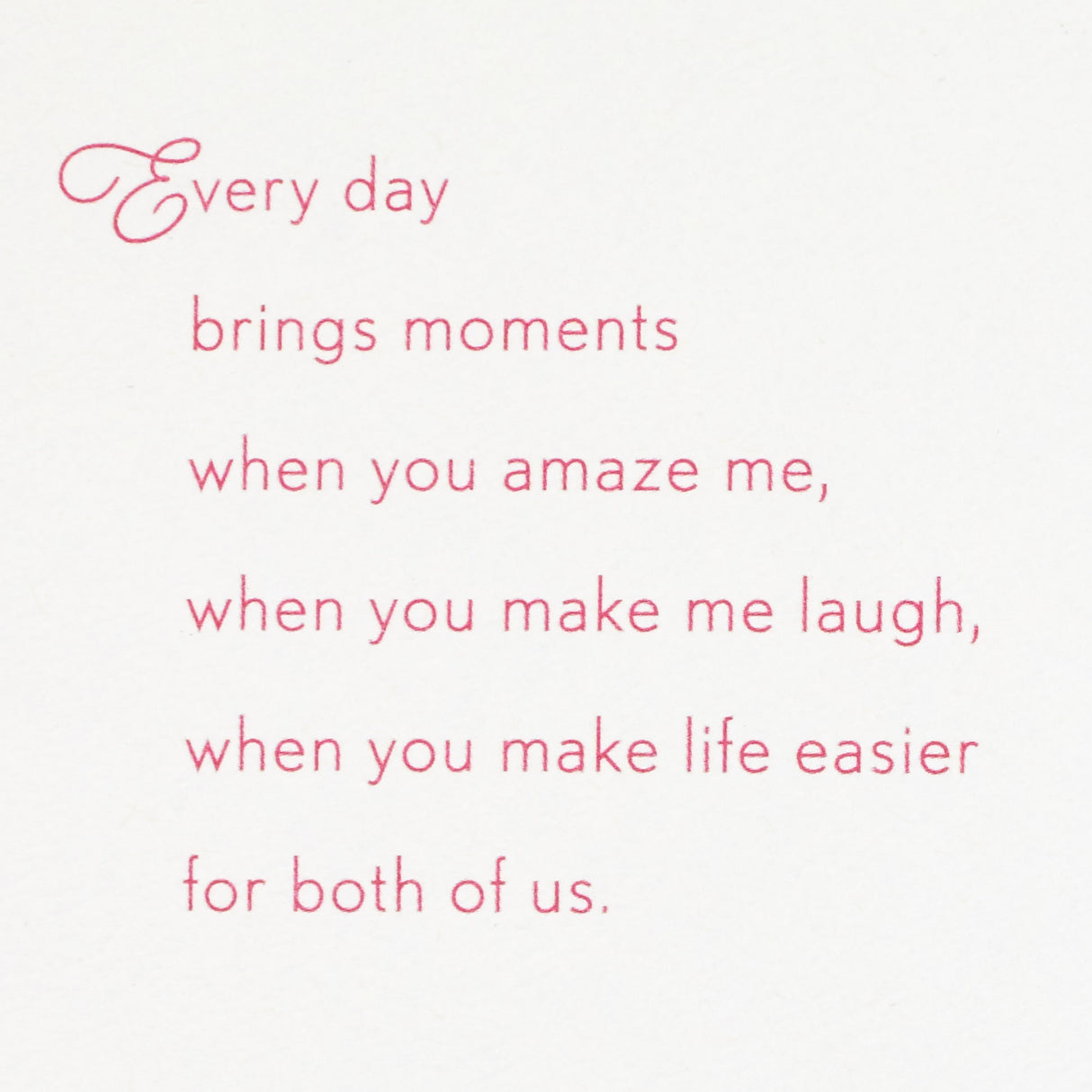 Hallmark Anniversary Card, Love Card, Romantic Birthday Card for Women (Love Is a Beautiful Place to Be)