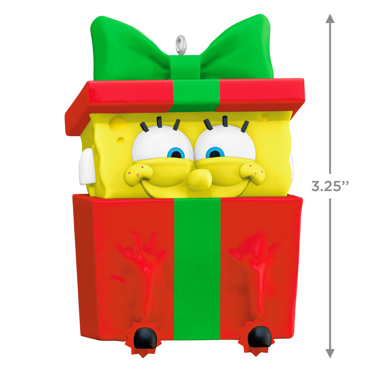 Hallmark Keepsake Christmas Ornament (Nickelodeon SpongeBob SquarePants Sponge-Boxed for Christmas)