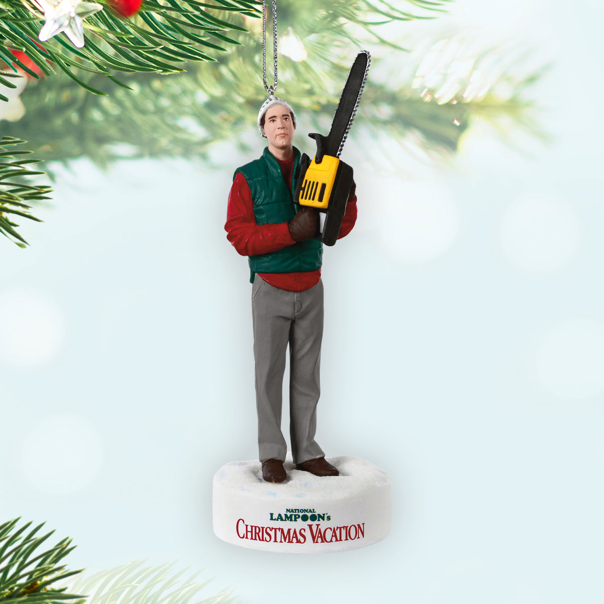 Hallmark Keepsake Christmas Ornament (National Lampoon's Christmas Vacation Trimming the Tree With Sound)