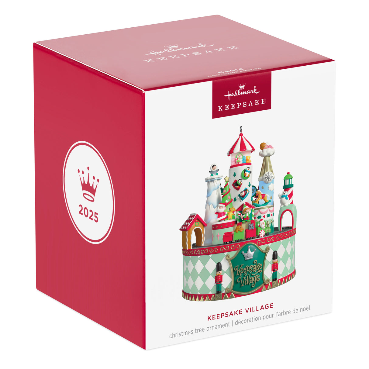 Hallmark Keepsake Christmas Ornament (Keepsake Village Musical With Light and Motion)