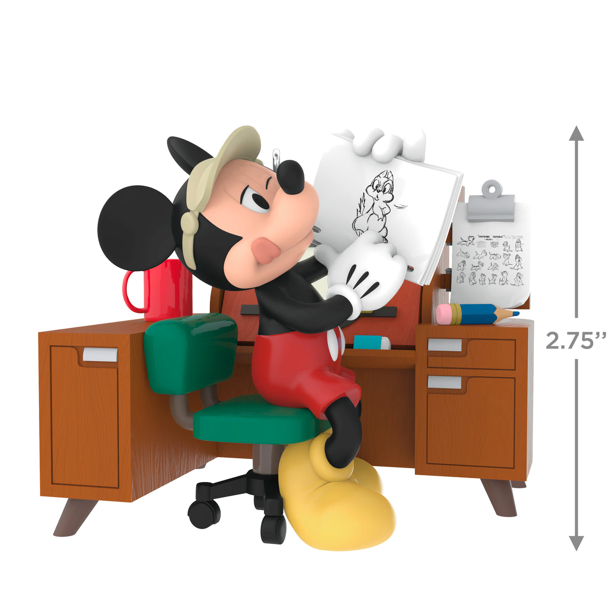 Hallmark Keepsake Christmas Ornament (Disney Mickey Mouse From Sketch to Screen)