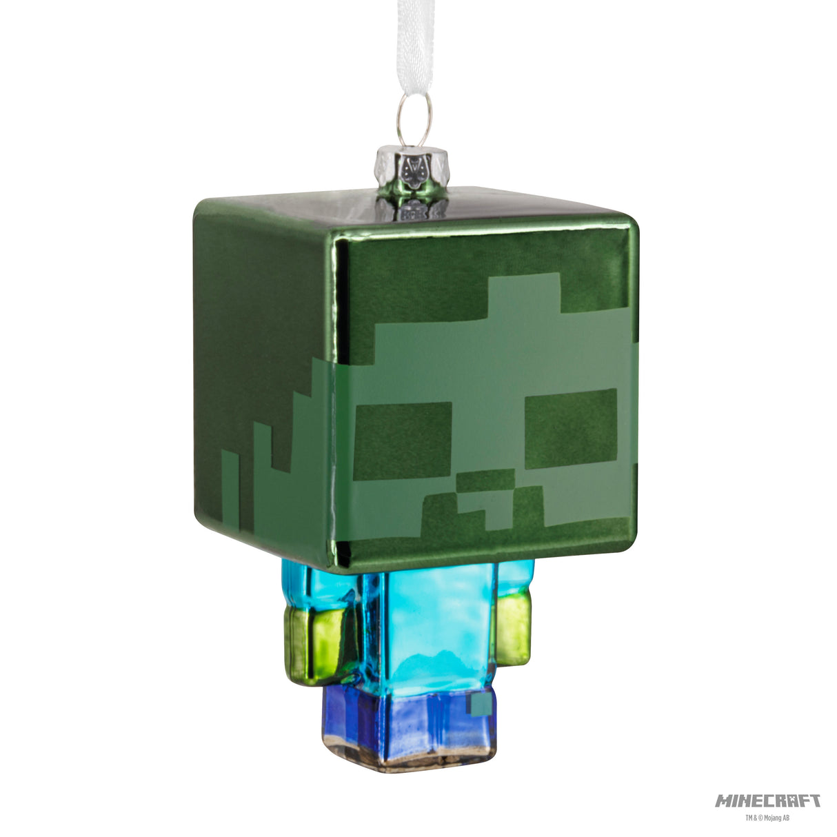 Hallmark Christmas Ornament (Minecraft Zombie, Glass)
