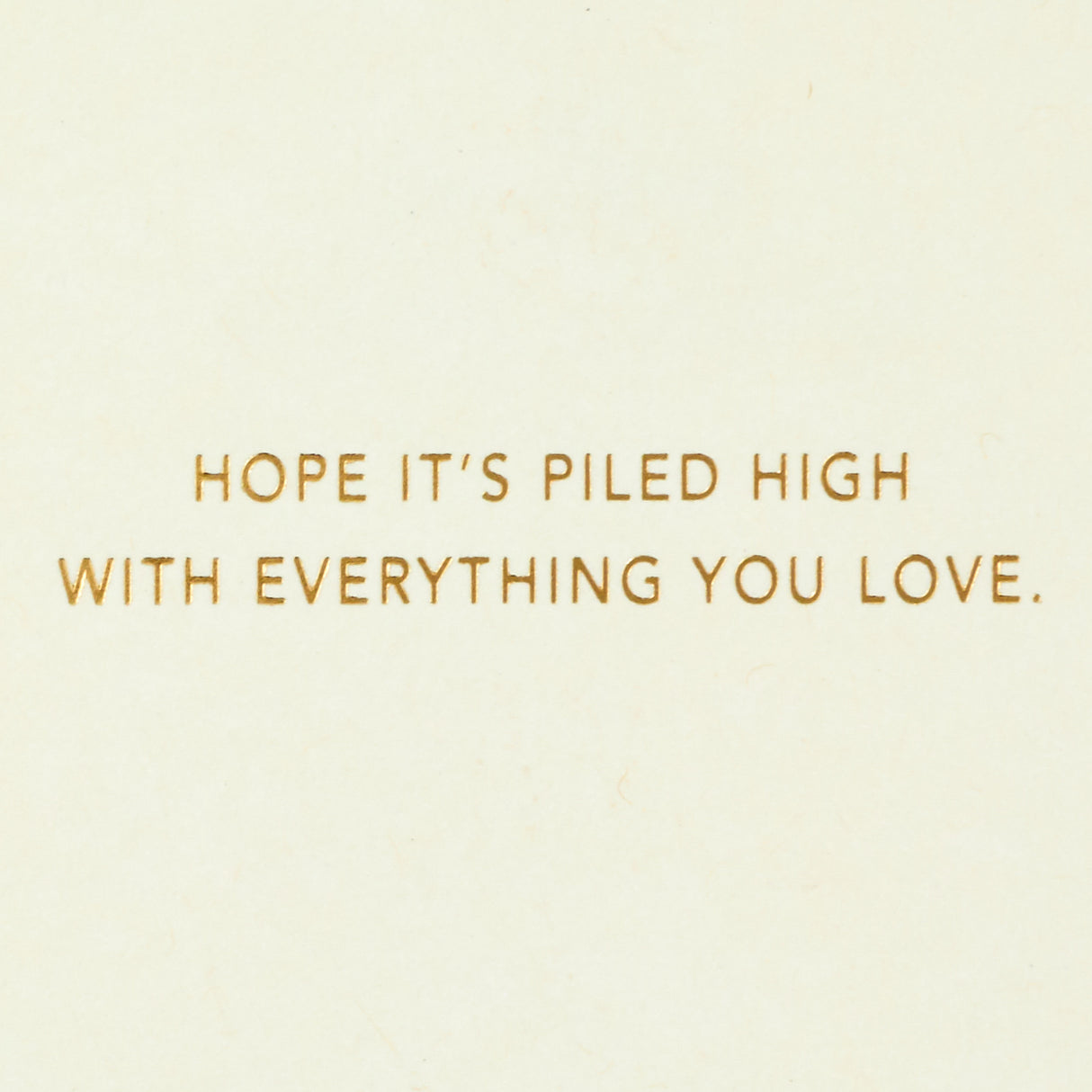 Hallmark Signature Birthday Card (Triple Cheeseburger)