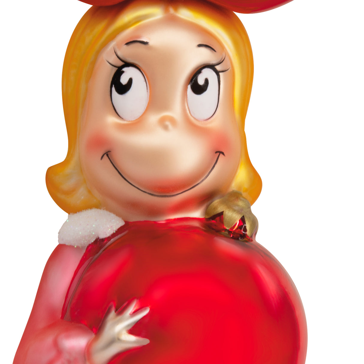 Dr. Seuss's How the Grinch Stole Christmas! Cindy-Lou Who With Ornament Christmas Ornament, Blown Glass