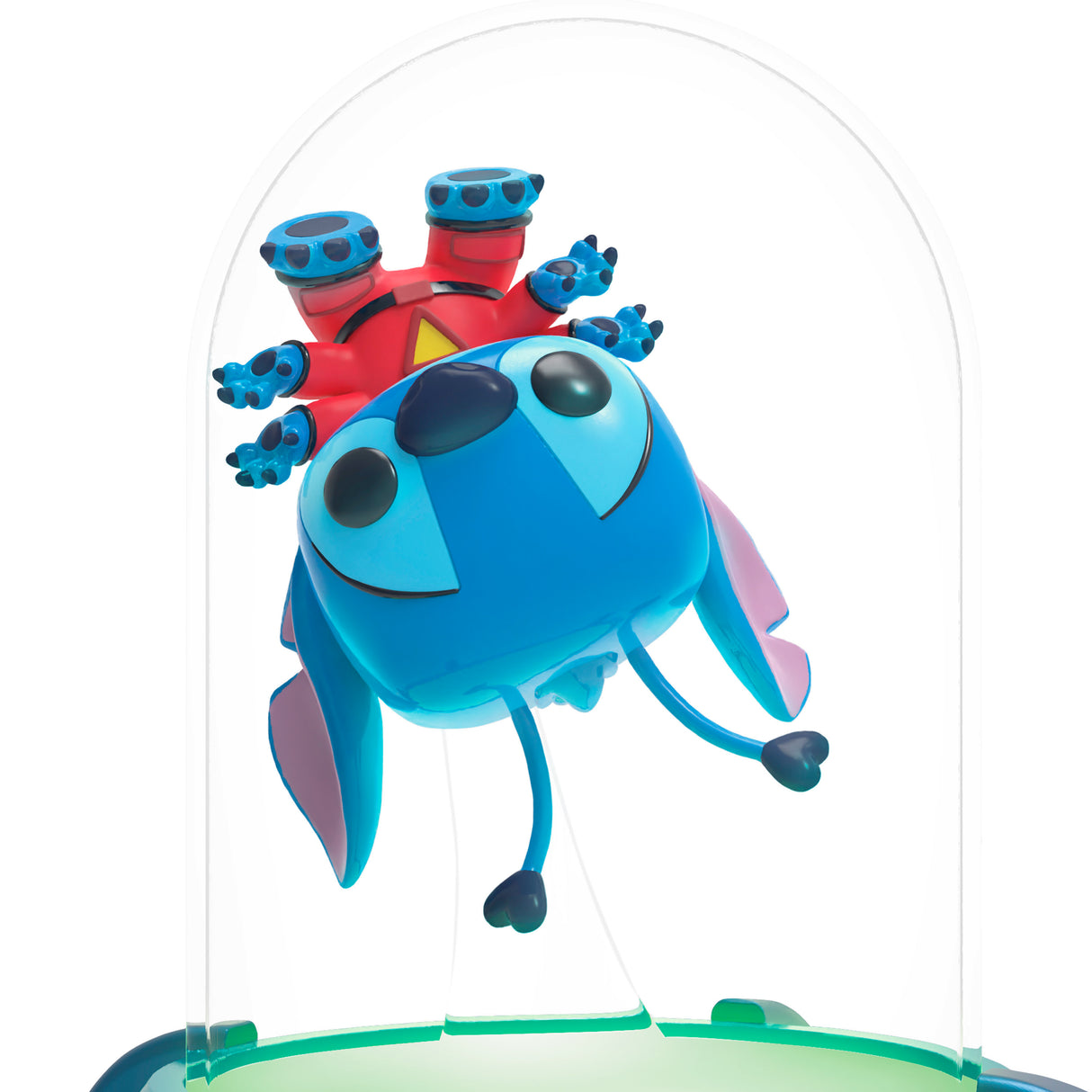 Hallmark Keepsake Christmas Ornament (Disney Lilo & Stitch Experiment 626 Funko POP! With Light)