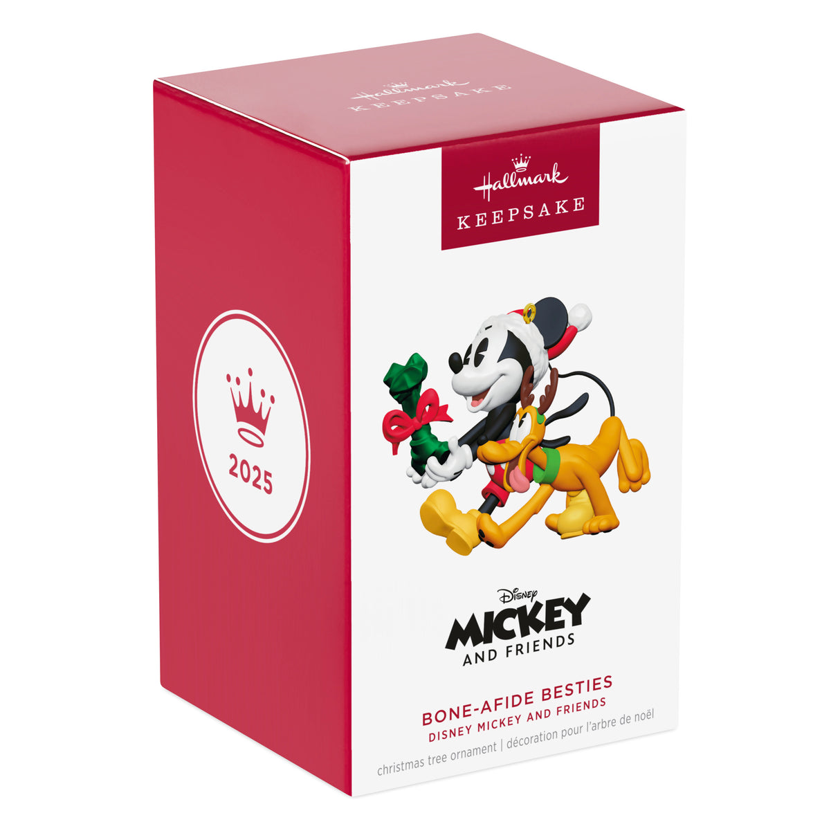 Hallmark Keepsake Christmas Ornament (Disney Mickey and Friends Bone-afide Besties)
