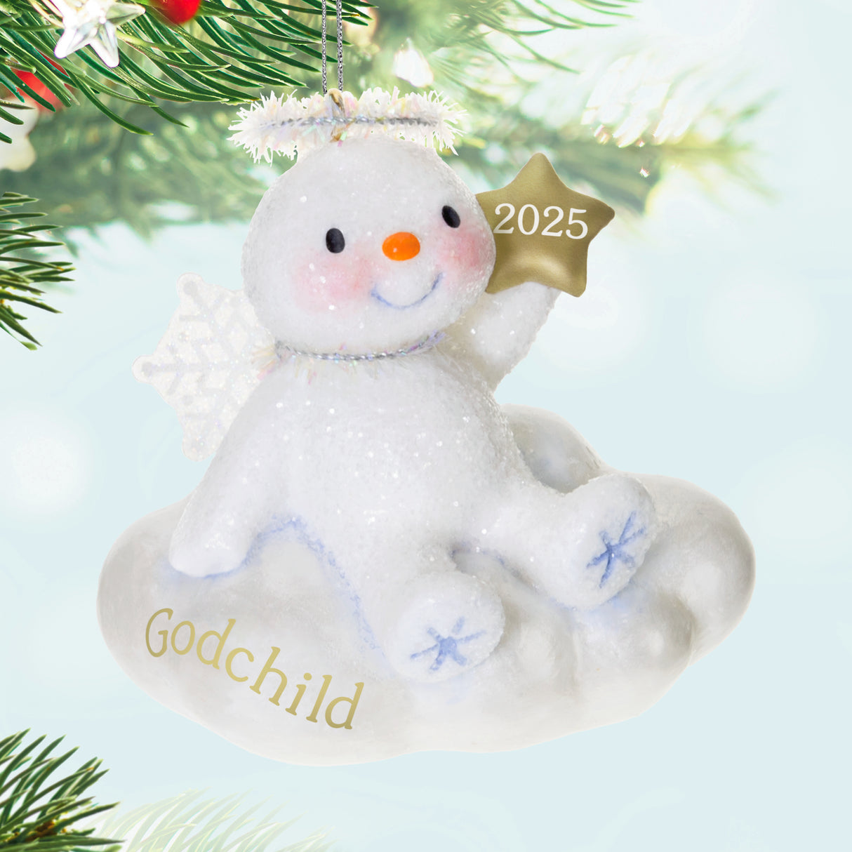 Hallmark Keepsake Christmas Ornament (Godchild Snow Angel 2025)