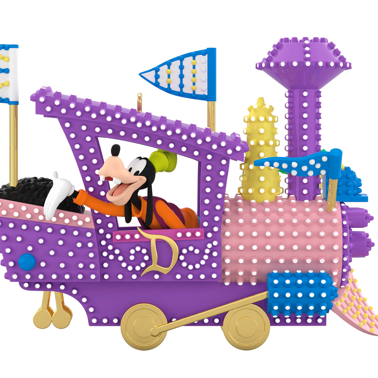 Hallmark Keepsake Christmas Ornament (Disney Mickey and Friends Disney's Electrical Parade Musical With Light)