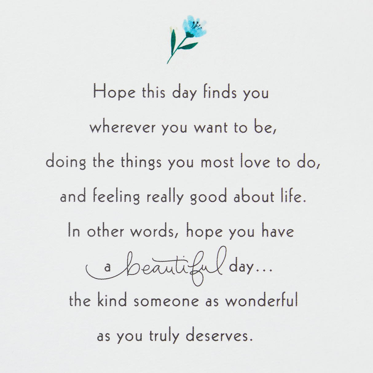 Hallmark Paper Wonder Displayable Pop Up Birthday Card for Women (Beautiful Day)