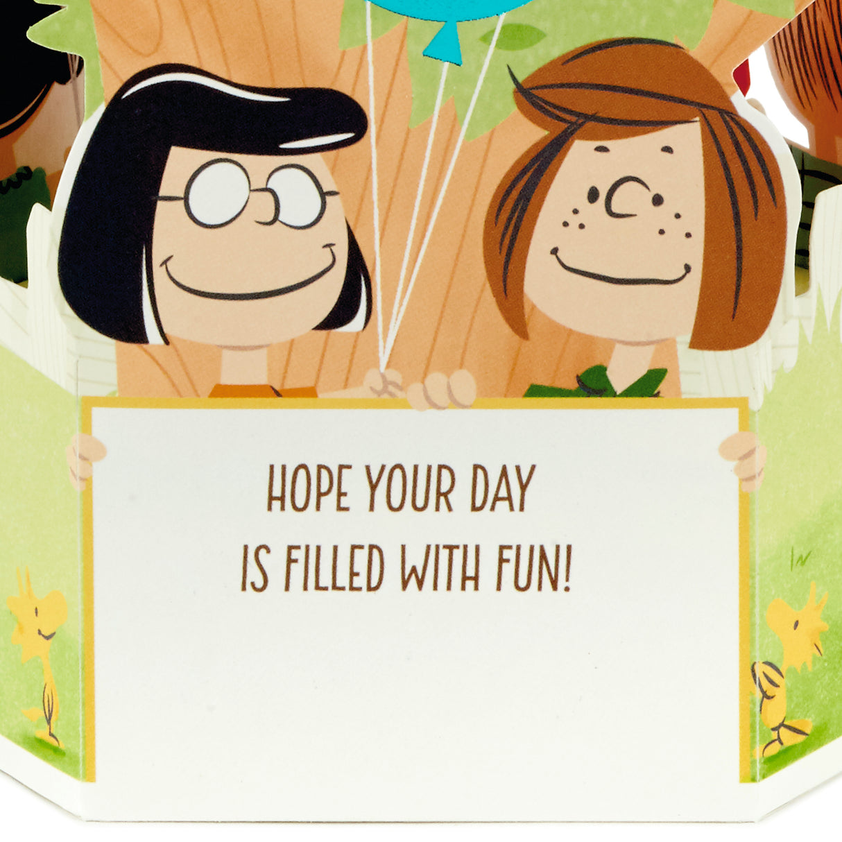 Paper Wonder Peanuts Pop Up Birthday Card (Snoopy, Charlie Brown, Day Filled with Fun)