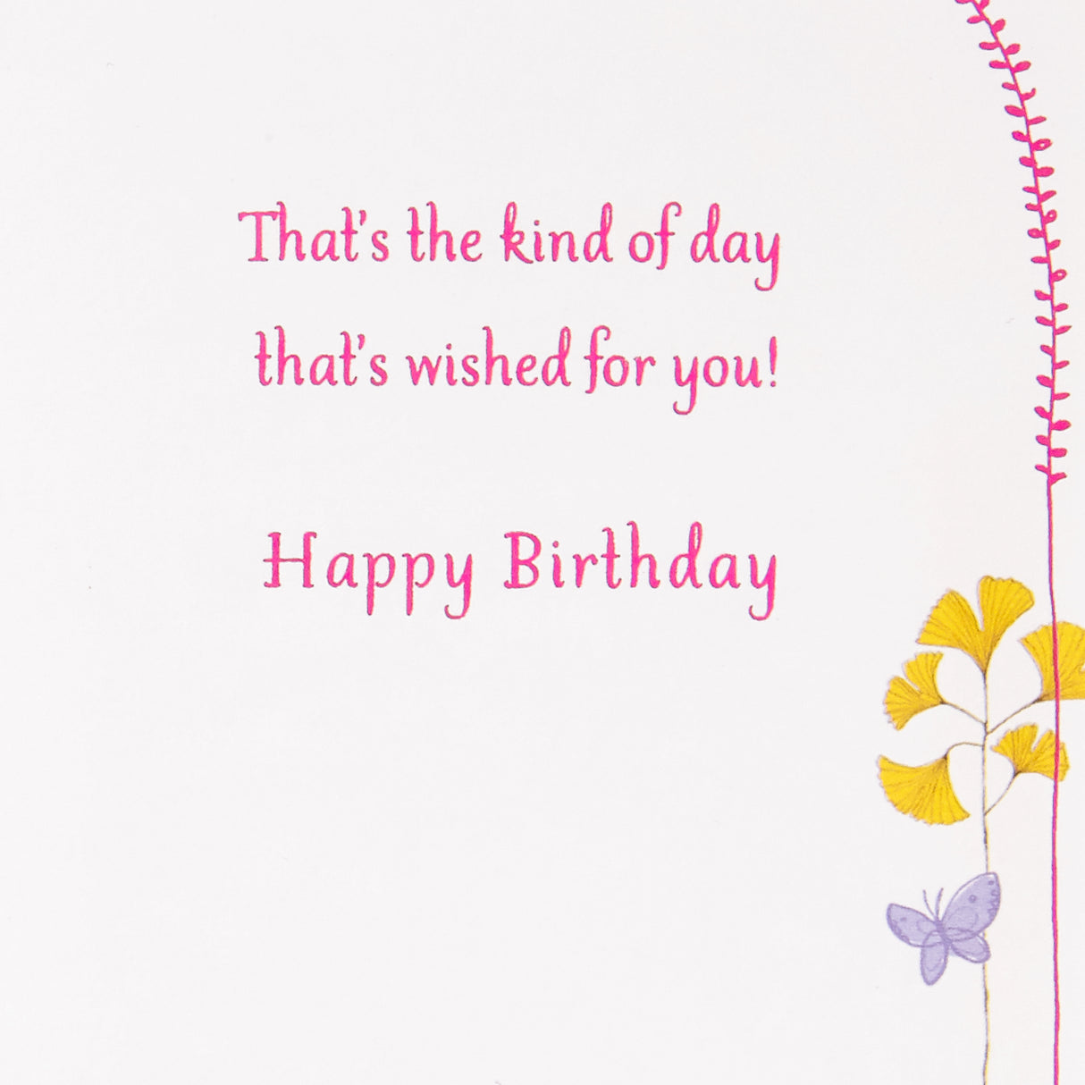 Birthday Card (Perfect Day for You)