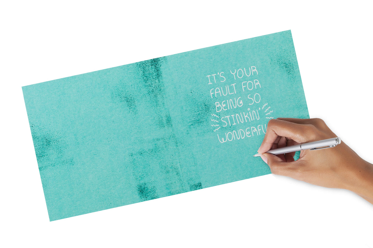 Studio Ink Birthday Card or Anniversary Card (I Love You A Crap Ton)