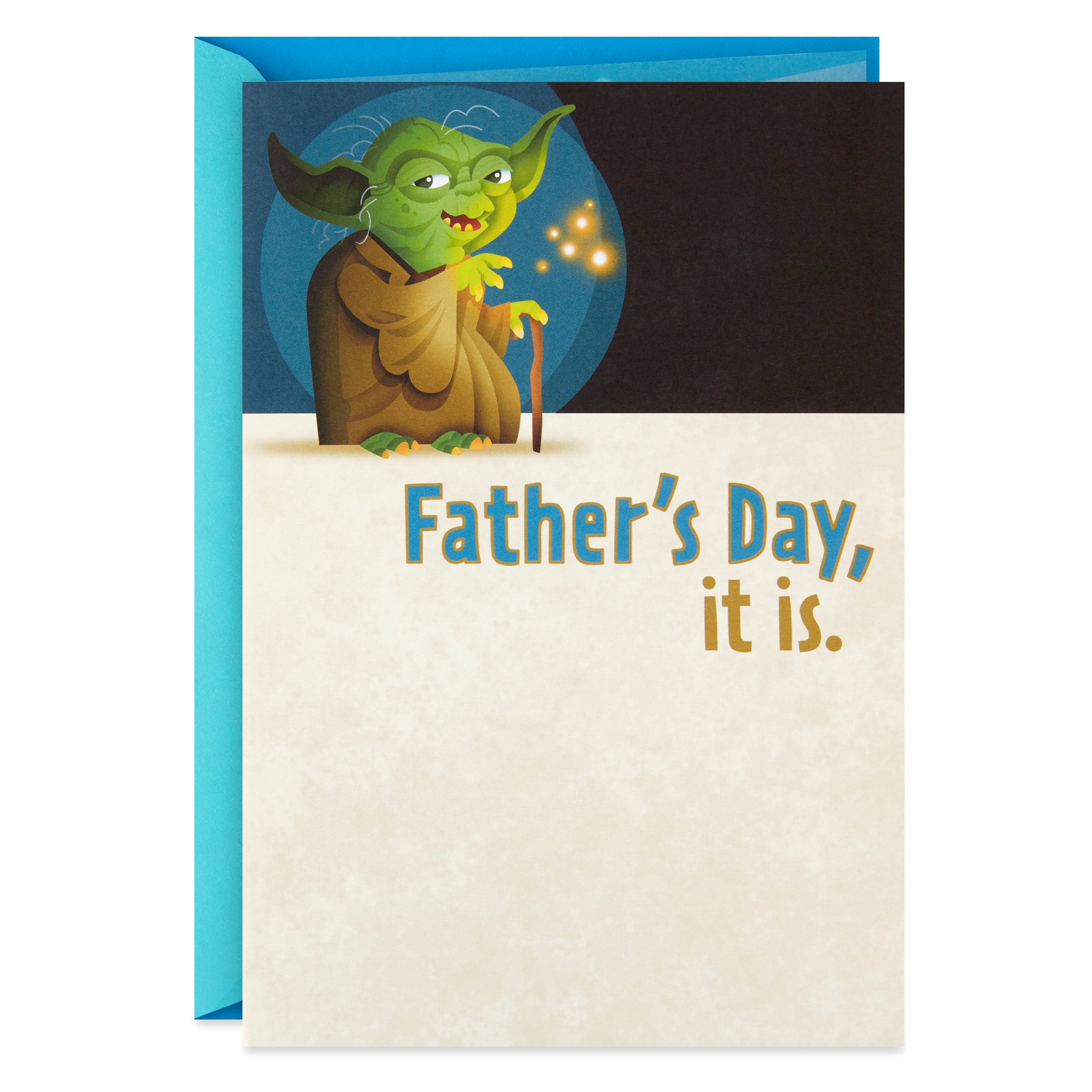 Star Wars Father's Day Card (Yoda, Celebrate You, We Must)