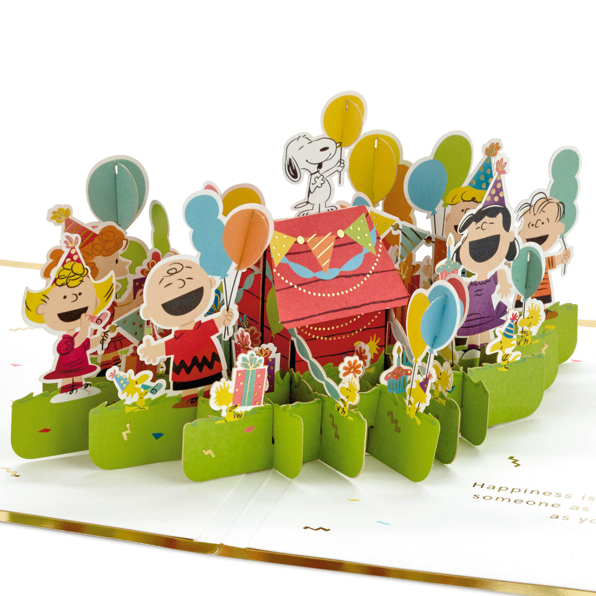 Signature Paper Wonder Peanuts Pop Up Birthday Card (Celebrate)