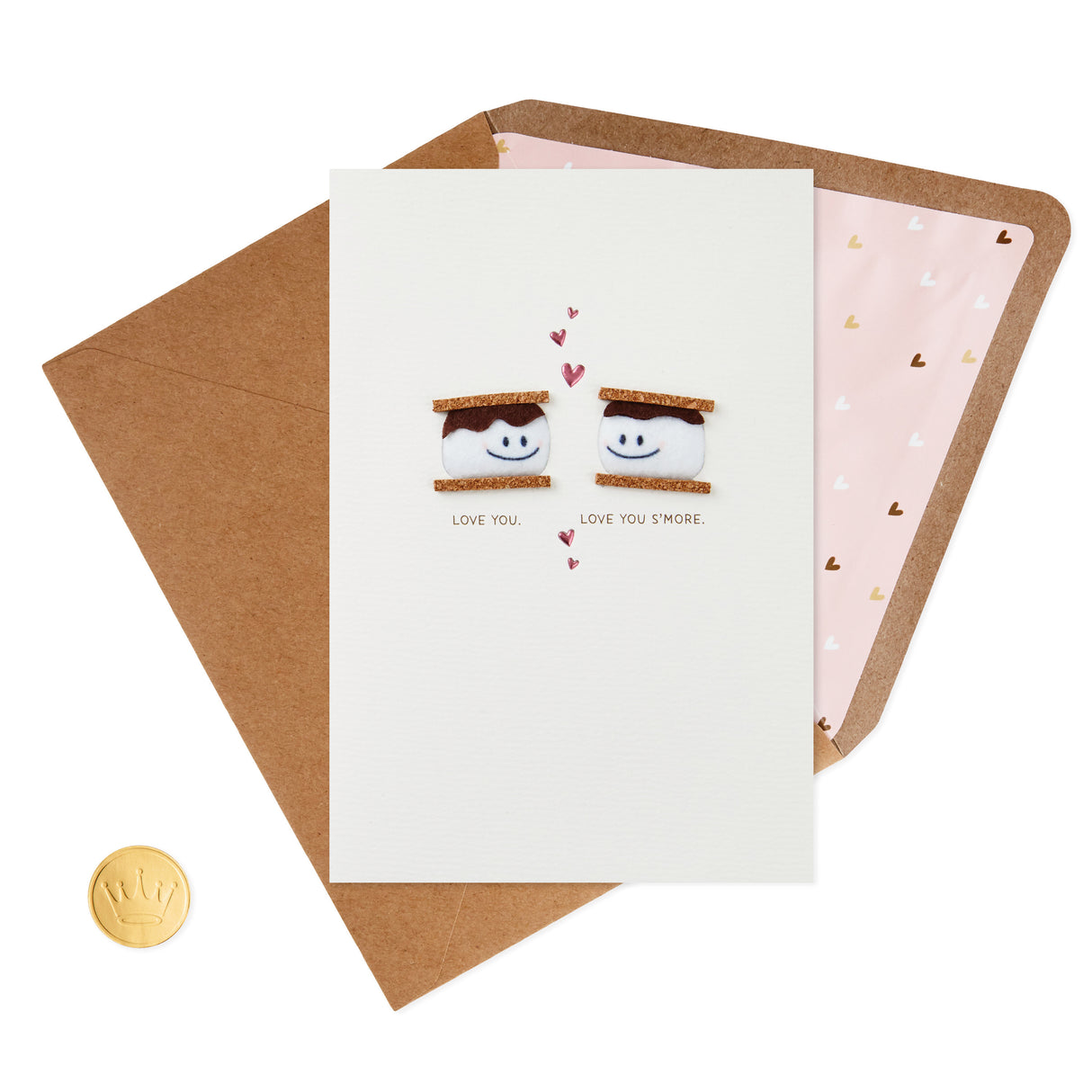 Signature Anniversary Card, Valentines Day Card, Love Card for Significant Other (Smores)