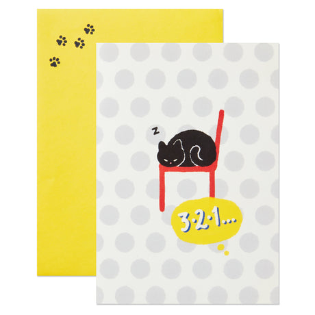 Pop Up Birthday Card (Surprised Cat)